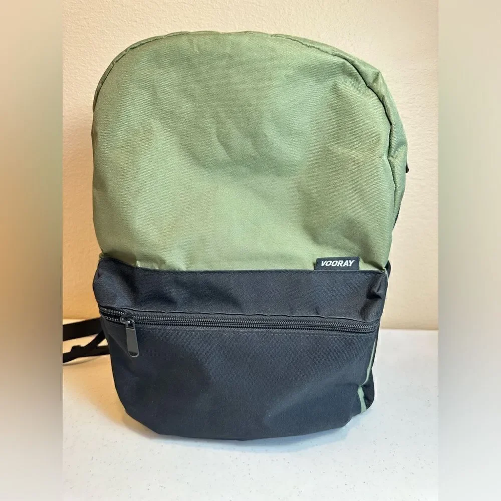 Vooray Army Green and Black Laptop Backpack